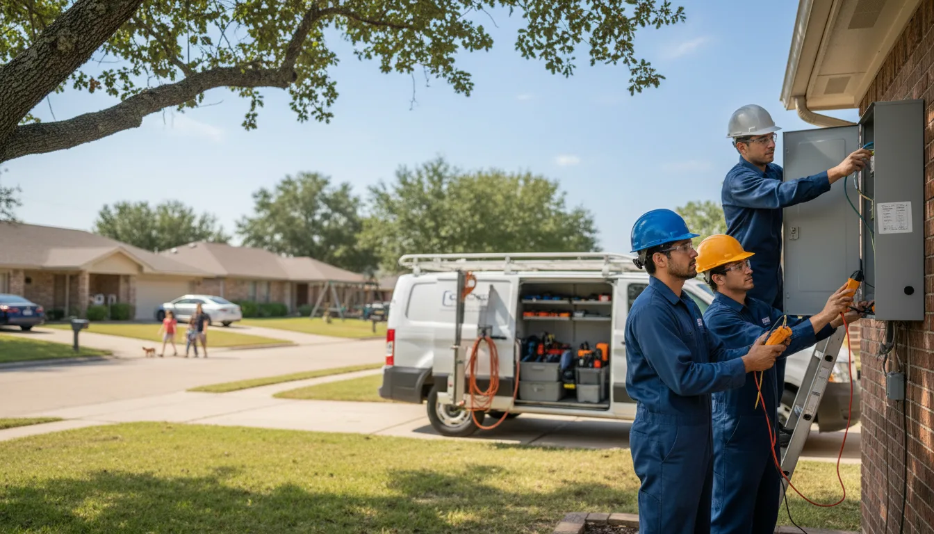 Certified electrician providing emergency electrical services in Saint Francis, WI